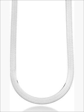 925 Sterling Silver Herringbone Chain Necklace 10mm Wide 20 Inch Length